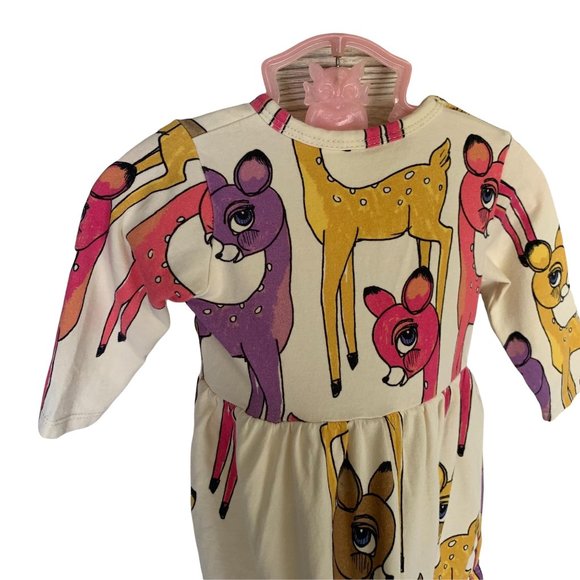 Mini Rodini Roe Cream Dress 56/62 - Picture 8 of 8